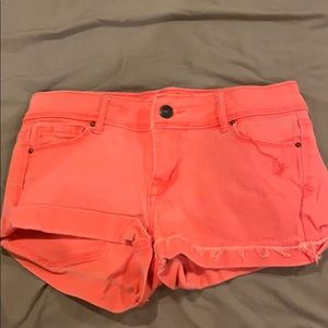 Brigh orange shorts